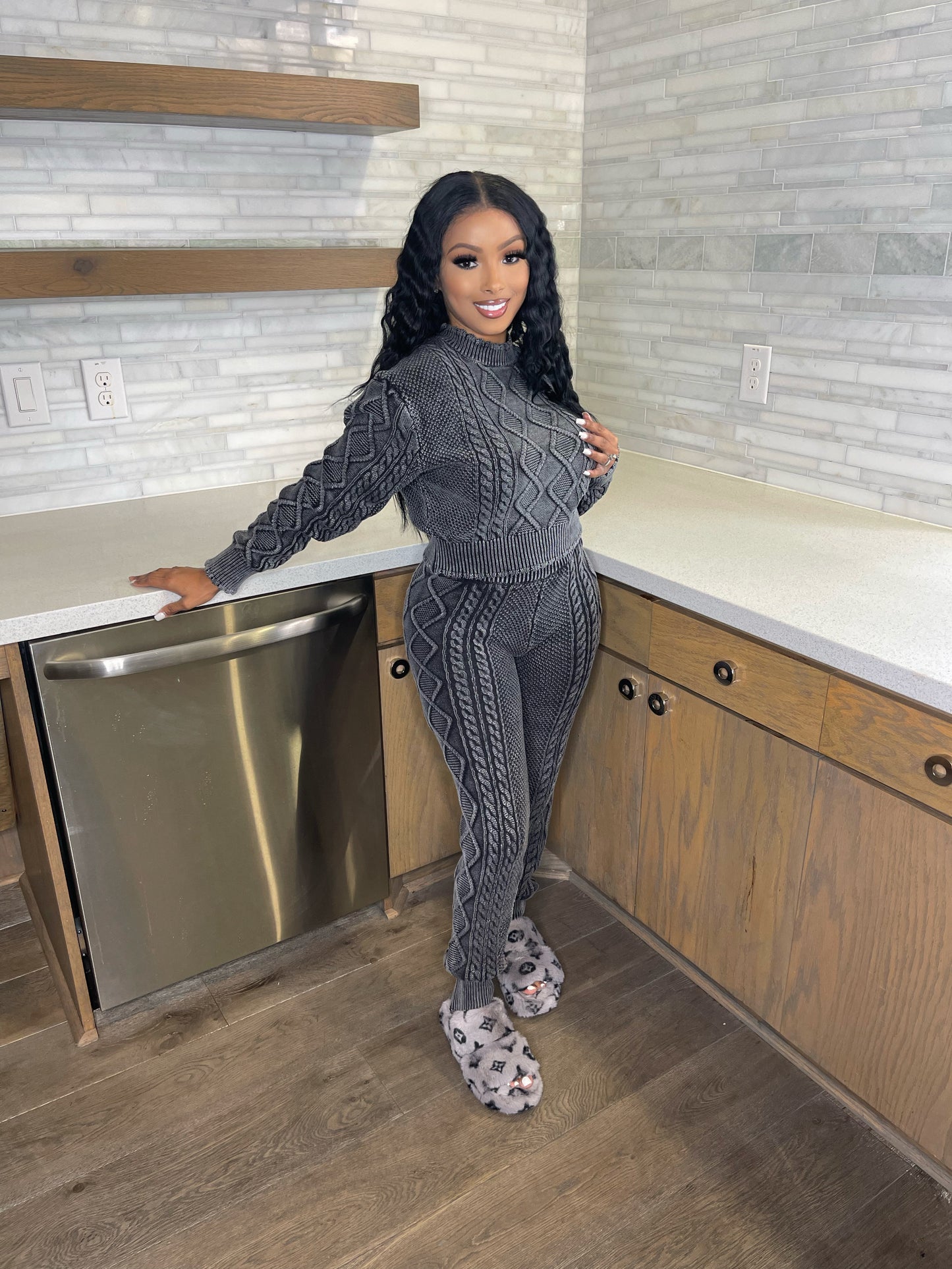 Knitted season set