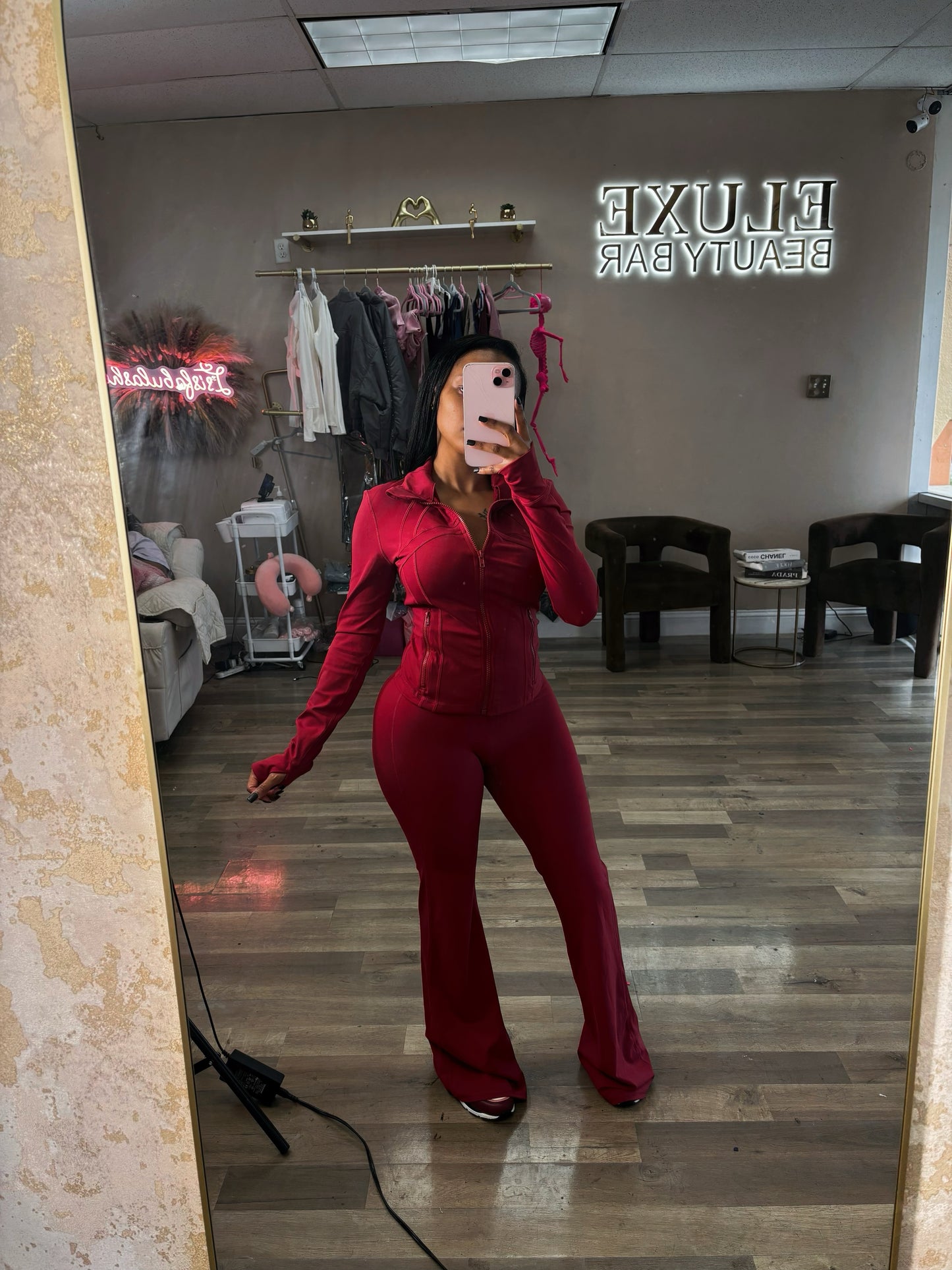 Lulu who Set (burgundy)