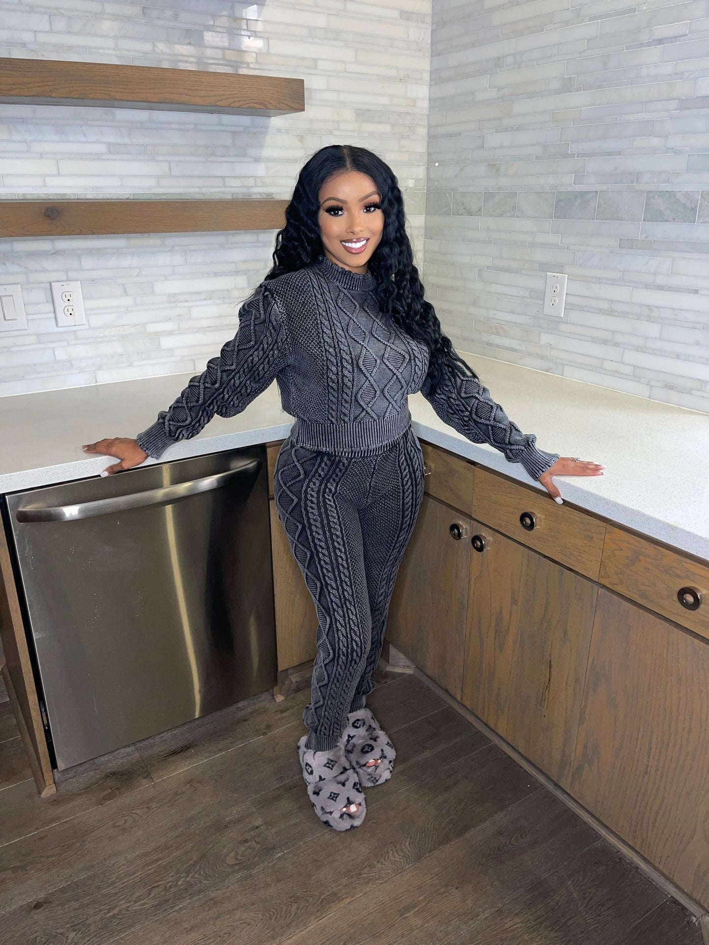 Knitted season set